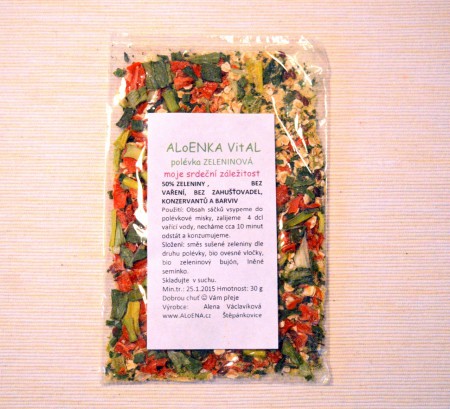 ALoENKA VitAL polévka ZELENINOVÁ